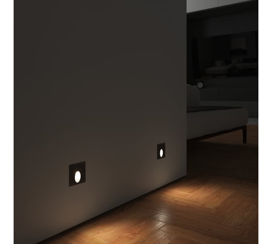 Светодиодный светильник (подсветка для лестниц) Elektrostandard MRL LED 1102, чёрный a049742