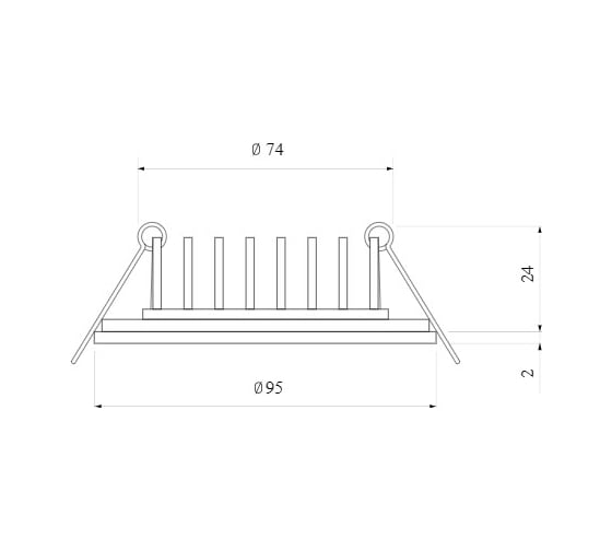 Встраиваемый светильник Elektrostandard DSS004 5+3W 4200K a050144