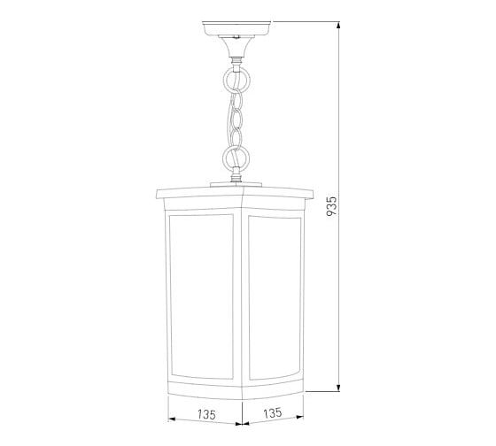 Садово-парковый светильник Elektrostandard Lame H, GL 1006H кофе a047204