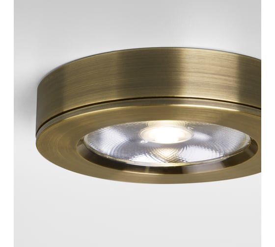 Накладной светильник Elektrostandard DLS030 10W 4200K бронза a052415