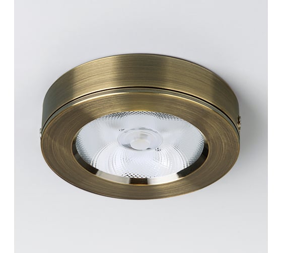 Накладной светильник Elektrostandard DLS030 10W 4200K бронза a052415