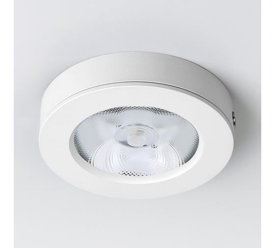 Накладной потолочный светильник Elektrostandard DLS030 10W 4200K белый a052413