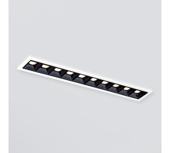 Встраиваемый светильник Elektrostandard 9922 LED 20W 4200K белый черный a052481