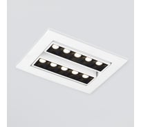 Встраиваемый светильник Elektrostandard 9923 LED 20W 4200K белый черный a052482