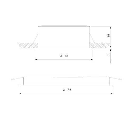 Встраиваемый светильник Elektrostandard 9923 LED 20W 4200K белый черный a052482