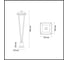 Уличный светильник ODEON LIGHT LED12W BEARITZ 6655/12GL 6655/12GL3 5