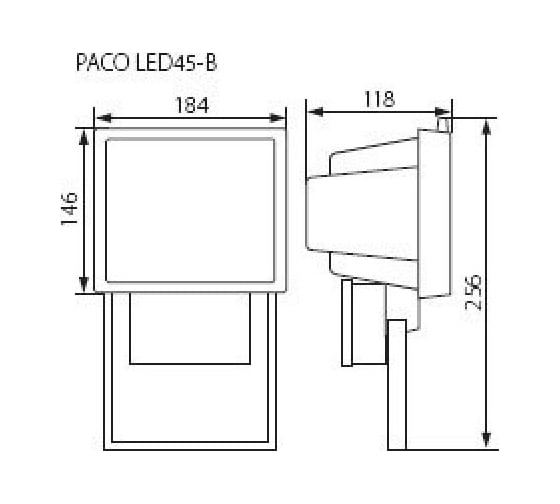 Светодиодный прожектор KANLUX PACO LED45-W/ 7611