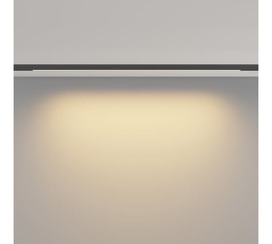 Трековый светильник MAYTONI Basis LED, 10W, Черный TR190-1-10W2.7K-B