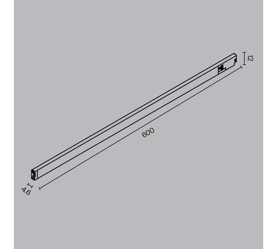 Трековый светильник MAYTONI Basis LED, 10W, Черный TR190-1-10W4K-B