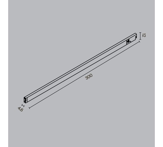 Трековый светильник MAYTONI Basis LED, 5W, Черный TR190-1-5W4K-B