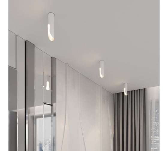 Светильник потолочный светодиодный Elektrostandard Apex 7W 3000K 25113/LED белый a068289