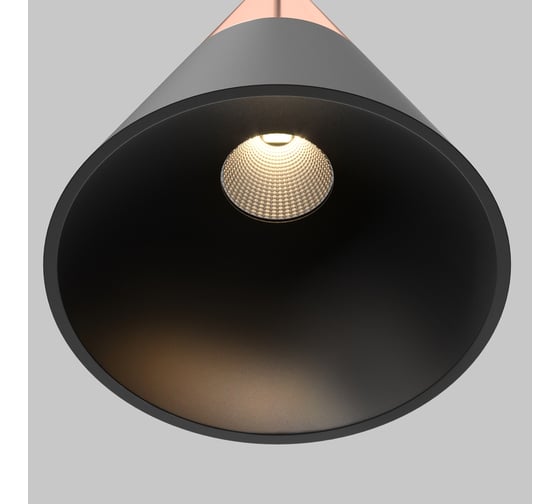 Трековый подвесной светильник MAYTONI Cono LED 7W Черный TR166-1-7W3K-M-B
