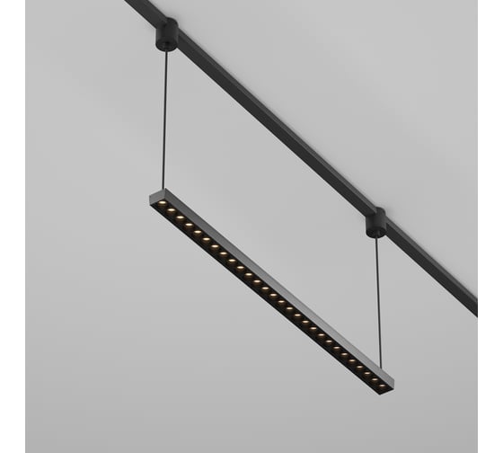 Трековый подвесной светильник MAYTONI Points LED 26W Черный TR169-1-26W3K-M-B 1