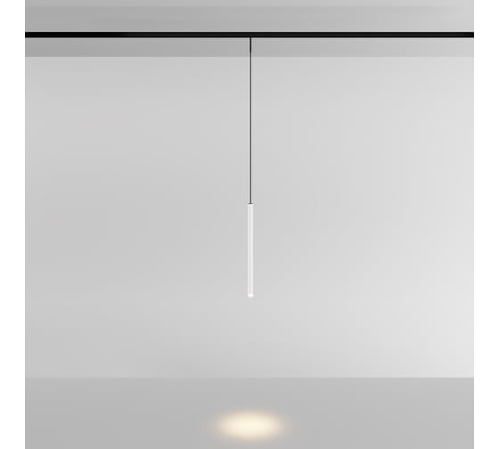 Трековый подвесной светильник MAYTONI Skim LED 3W Черно-белый TR191-1-3W4K-M-BW