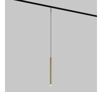 Трековый подвесной светильник MAYTONI Skim LED 3W Черный и Латунь TR191-1-3W3K-M-BBS