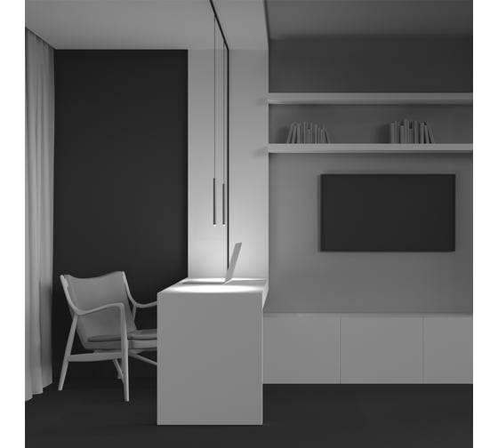 Трековый подвесной светильник MAYTONI Skim LED 3W Черный и Латунь TR191-1-3W3K-M-BBS
