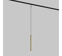 Трековый подвесной светильник MAYTONI Skim LED 3W Черный и Латунь TR191-1-3W4K-M-BBS