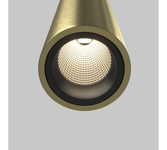 Трековый подвесной светильник MAYTONI Waist LED 7W Латунь TR167-1-7W3K-M-BS