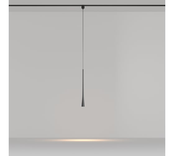 Трековый подвесной светильник MAYTONI Waist LED 7W Черный TR167-1-7W3K-M-B