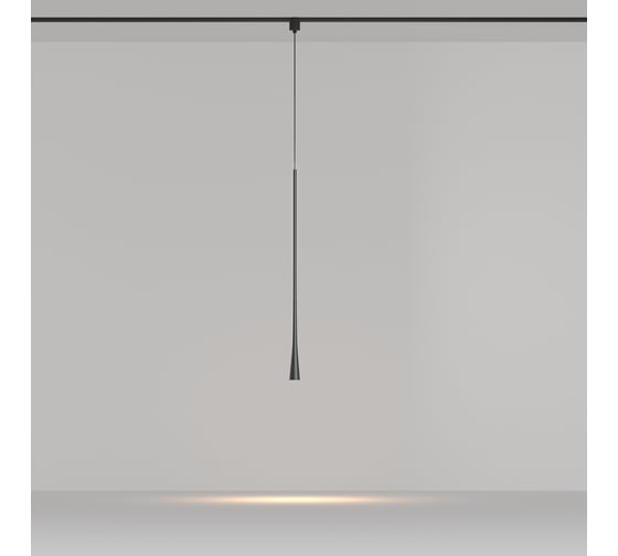Трековый подвесной светильник MAYTONI Waist LED 7W Черный TR168-1-7W3K-M-B