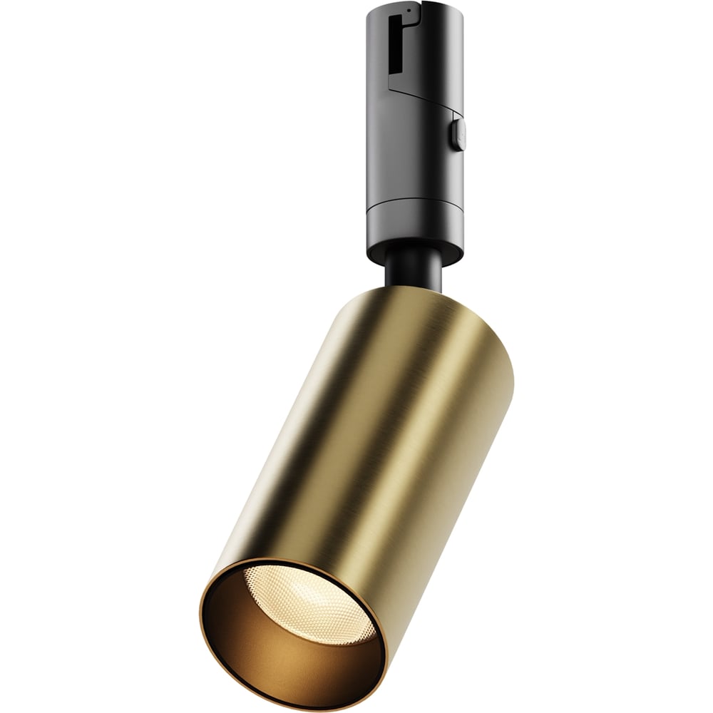 Трековый светильник MAYTONI Focus Led LED 10W Черный и Латунь TR201-1 ...
