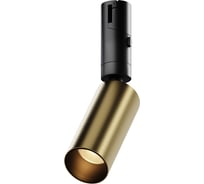 Трековый светильник MAYTONI Focus Led LED 5W Черный и Латунь TR201-1-5W3K-M-BBS