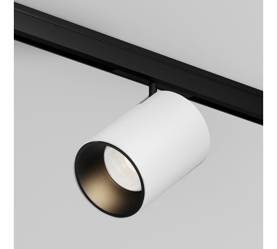 Трековый светильник MAYTONI Focus Led LED 9W Черно-белый TR187-1-9W3K-M-BW