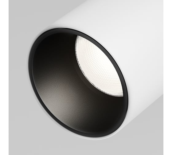 Трековый светильник MAYTONI Focus Led LED 9W Черно-белый TR187-1-9W4K-M-BW