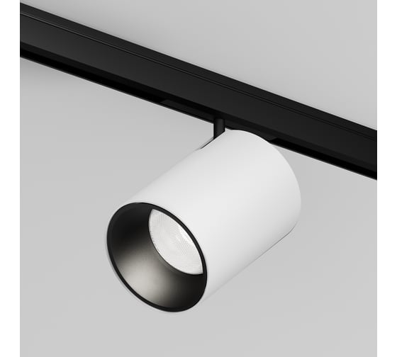 Трековый светильник MAYTONI Focus Led LED 9W Черно-белый TR187-1-9W4K-M-BW