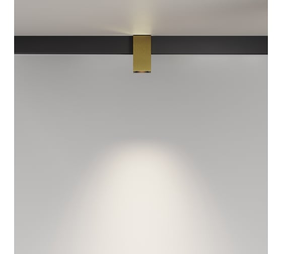 Трековый светильник MAYTONI Alfa LED 7W Латунь TR121-4-7W-DS-BS