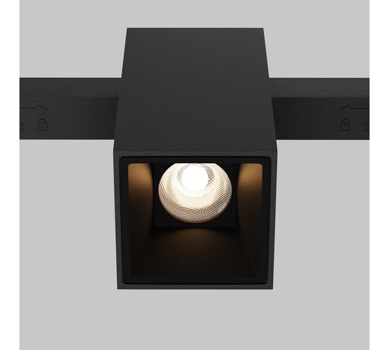 Трековый светильник MAYTONI Alfa LED 7W Черный TR121-2-7W3K-B