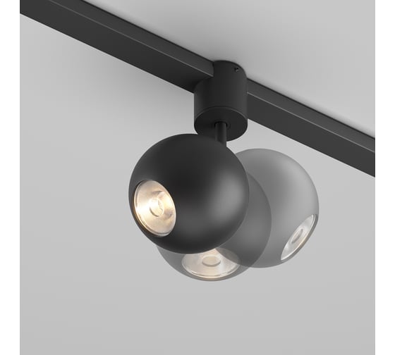 Трековый светильник MAYTONI Sfera LED 8W Черный TR164-1-8W3K-M-B