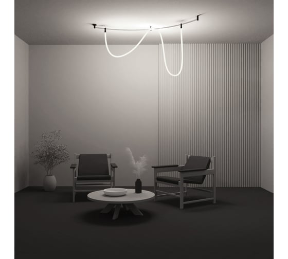 Трековый светильник MAYTONI Tau LED 48W Черный TR209-1-48W3K-B