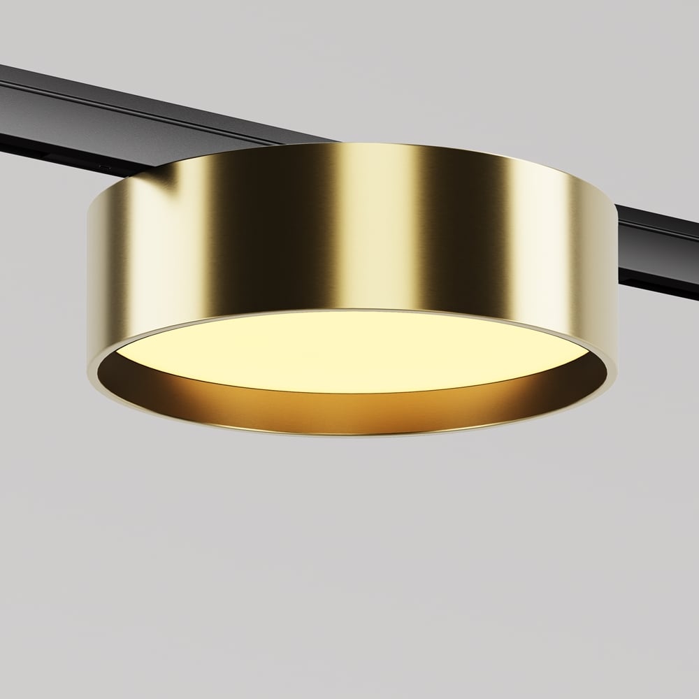 Трековый светильник MAYTONI Zon LED 12W Черный и Латунь TR189-1-12W2.7K ...