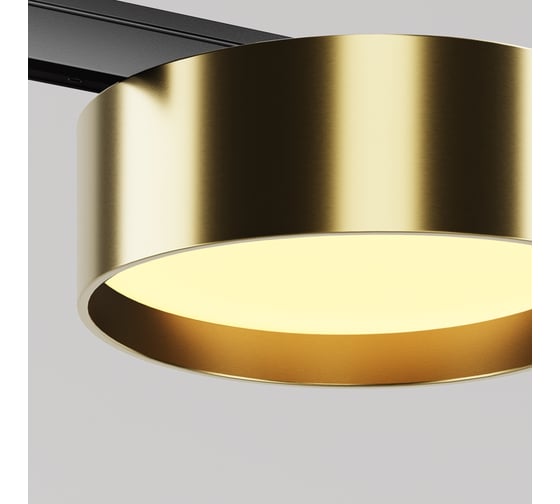Трековый светильник MAYTONI Zon LED 12W Черный и Латунь TR189-1-12W2.7K-BBS