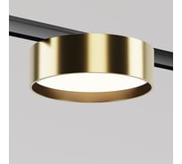 Трековый светильник MAYTONI Zon LED 12W Черный и Латунь TR189-1-12W4K-BBS