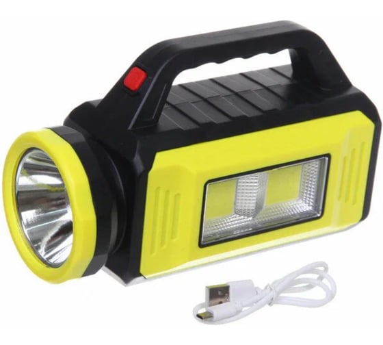 Фонарь ручной Турист мастер 5 режимов 1LED+COB, аккумуляторная батарея 2000mAh USB JL7528A 855-374