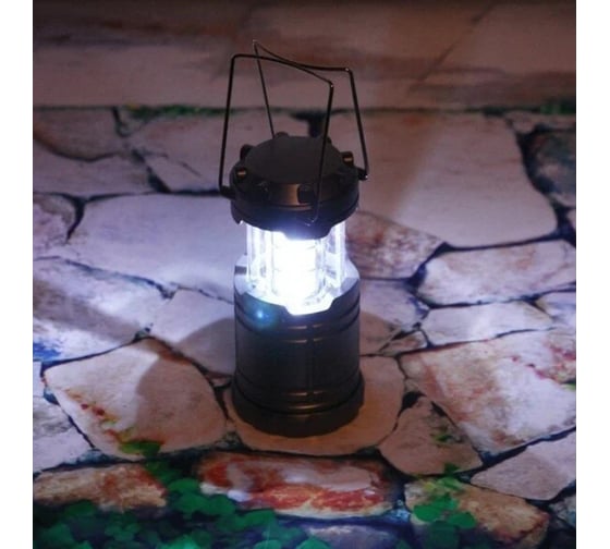 Фонарь туристический раздвижной Турист мастер 1LED 1W, 10,5*7 см 3хAAA 855-316