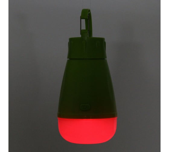 Фонарь туристический подвесной Турист мастер 3 режима, 3LED, 3AAA карабин 5688 855-357