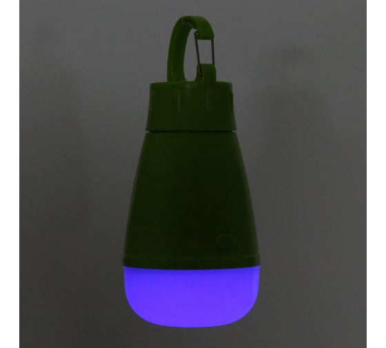 Фонарь туристический подвесной Турист мастер 3 режима, 3LED, 3AAA карабин 5688 855-357