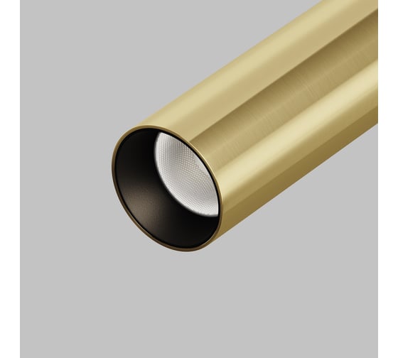 Трековый светильник MAYTONI Focus T LED 6W Черный и Латунь TR141-1-6W3K-M-BS