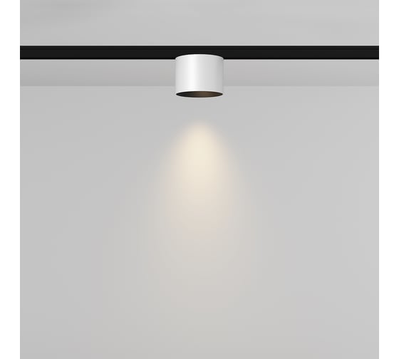 Трековый светильник MAYTONI Alfa S LED 5W Черно-белый TR188-1-5W3K-M-BW