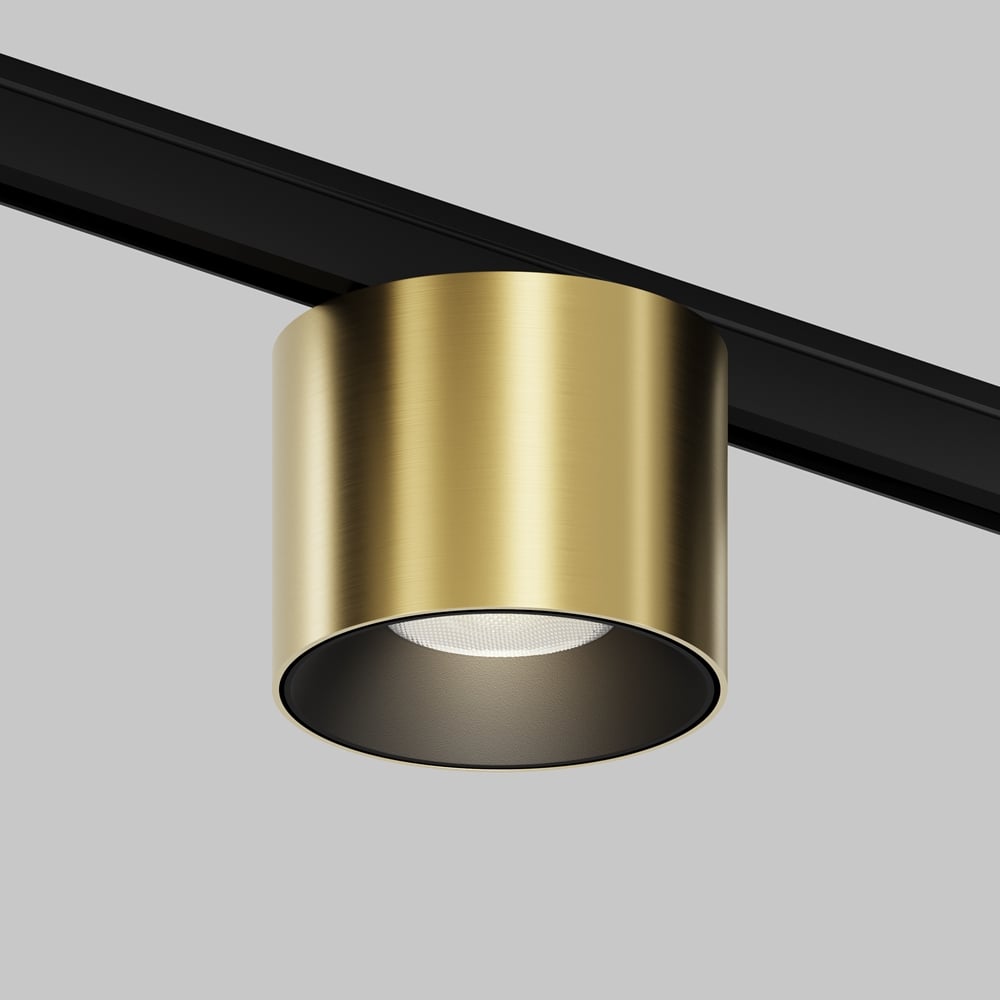 Трековый светильник MAYTONI Alfa S LED 5W Черный и Латунь TR188-1-5W4K ...