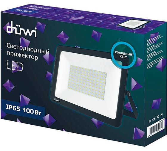Светодиодный прожектор duwi СДО-100М, 100W, 6500К, 25065 4