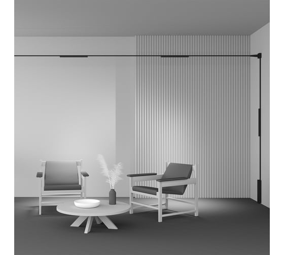 Трековый светильник MAYTONI Points LED 18W Черный TR162-1-18W3K-M-B