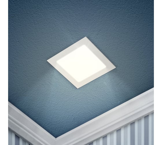 Светодиодный светильник ЭРА LED 294K/1, 9W, 220V, 4000K, квадратный, Б0049552