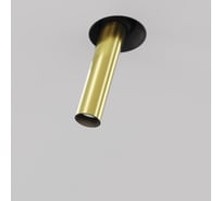 Встраиваемый светильник MAYTONI Focus T LED 7W Черный и Латунь C140TRS-L200-7W4K-BBS