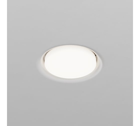 Встраиваемый светильник MAYTONI Intro 1хGX53x12W Белый DL019-GX53-W