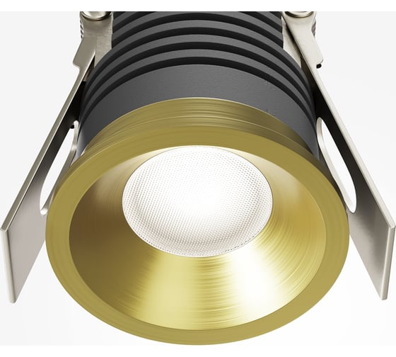 Встраиваемый светильник MAYTONI Mini LED 7W Латунь DL059-7W4K-BS