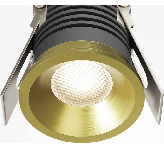 Встраиваемый светильник MAYTONI Mini LED 7W Латунь DL059-7W3K-BS